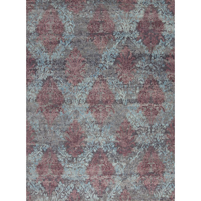 Très Jolie Hand Knotted Wool Area Rug