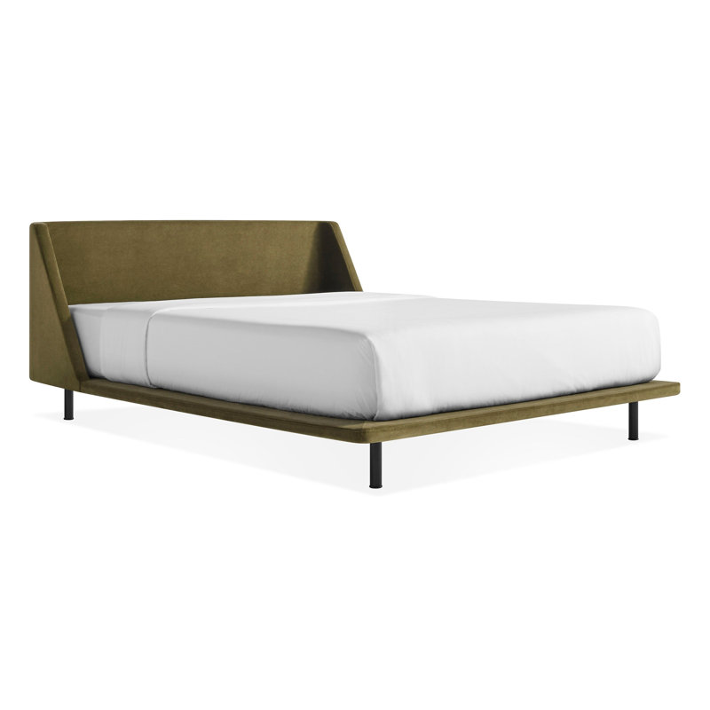 Lit grand Nook - velours mousse, Grand, Velours mousse