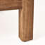 Table basse en bois et en bois, coussins, dossier ouvert avec siège à lattes, brun beige et table douce et imperméable