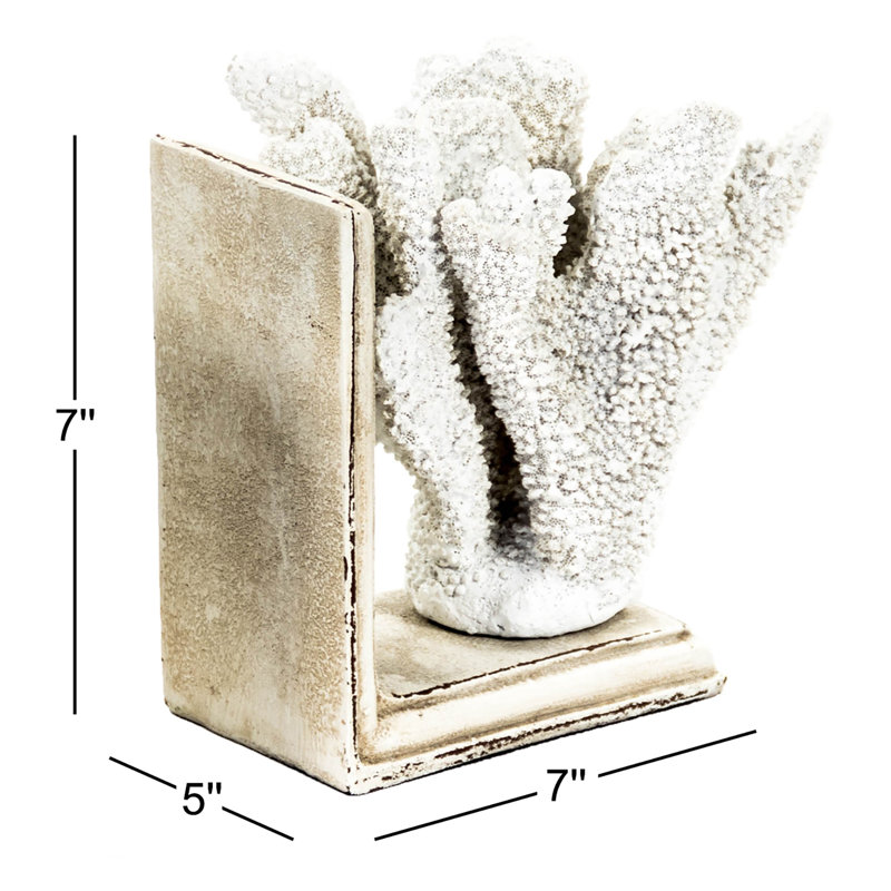 Coral Bookends