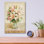«Cottage Lilies In Pink» par Danhui Nai, art mural en verre acrylique