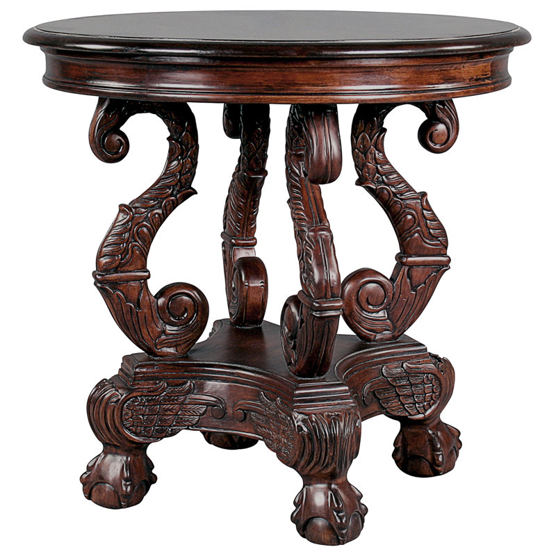 Mondamin Solid Wood Top End Table