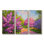 Mauve lilas dans la campagne française I - ensemble d'art mural lilas