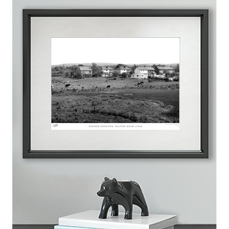 Higher Poynton, Hilton Road C1960 - Single Picture Frame Print, 28cm H x 36cm W x 2.3cm D