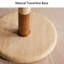 Beige + papier brun + bois massif + lampes sur pied Free Stone
