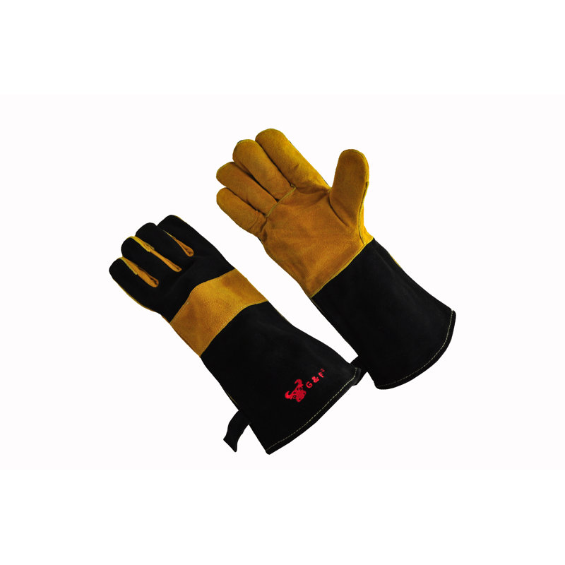 G & F Products Leather Oven Glove Set