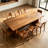 Rustic Rectangular Solid Wood Kitchen Dining Table-2012984248
