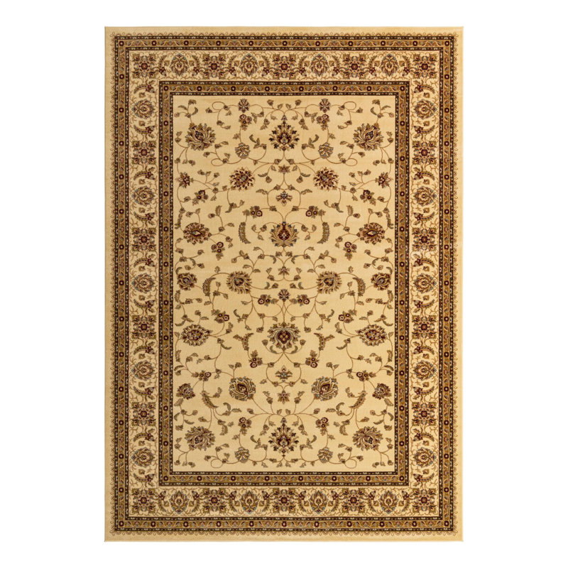 Tapis oriental Niles, Crème, Rectangle de 10 pi x 14 pi