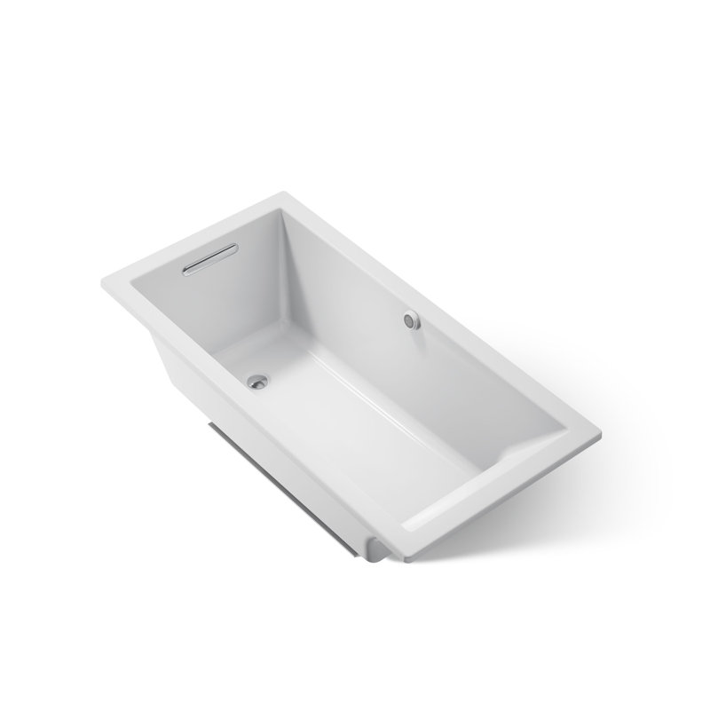 Underscore 60" x 30" Soaking Bathtub, Ice Grey
