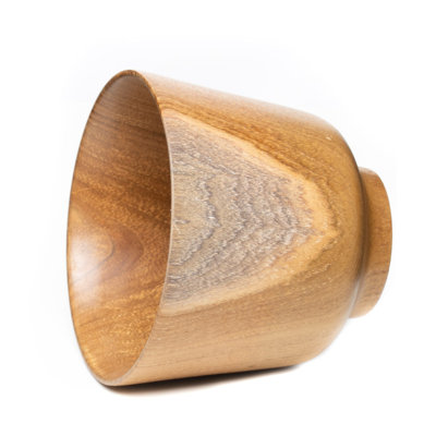 Wide Rim Ochawan Teak Wood Bowl 2-Pack