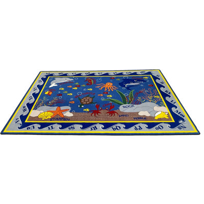 Tapis de chambre de bébé KidCarpet 4 po x 6 pi Tapis d'apprentissage pour la classe pour enfants | Tapis pour enfants | Tapis scolaire pour enfants
