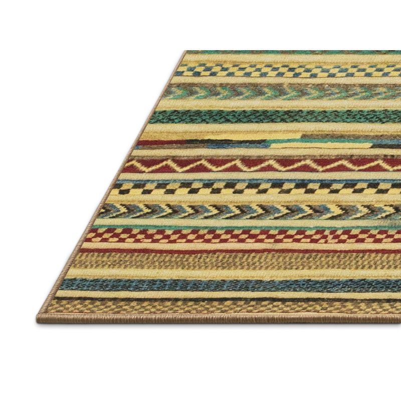 Tapis abstrait moderne 2250, Tapis de couloir 2 pi x 5 pi