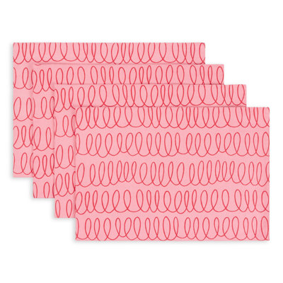 Loop And Dot 100% Cotton Loop Rectangle