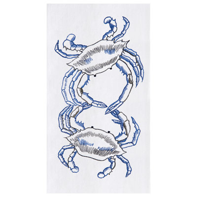 Serviette de cuisine Blue Crabs Flour Sack