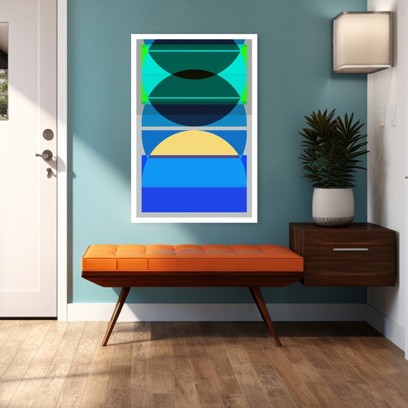 Art contemporain contemporain, H 48 po x l 32 po