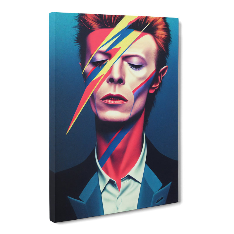 CAN-V0523-622X David Bowie Portrait Vol.3 - Wrapped Canvas Print, 50cm H x 35cm W x 3cm D