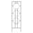 Alarise 79.75'' H x 24.75'' W Iron Trellis