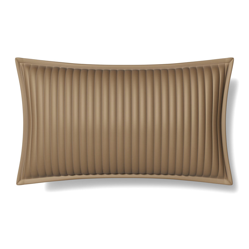 Quilted Silk Channel Pillow, 14"H x 20"W, Mystery