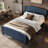 Terra Solid Wood Platform Bed Frame with Support Slats, No Box Spring Needed-134485234