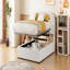 Lit plateforme tapissier Teddy-229609572