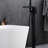 Single Handle Bathtub Faucet With Hand Shower - Matte Black, Corrosion Resistance, Easy Installation , Metal Material