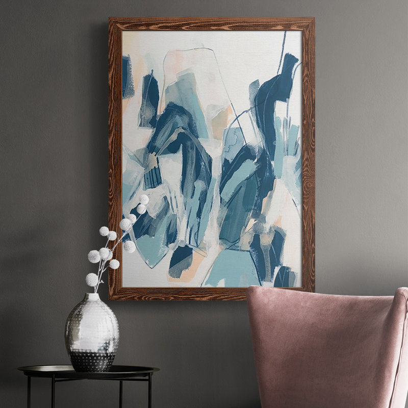 " Nterlockng Melody ", 37.5" H x 27.5" W, Maple Framed Canvas, No Mat