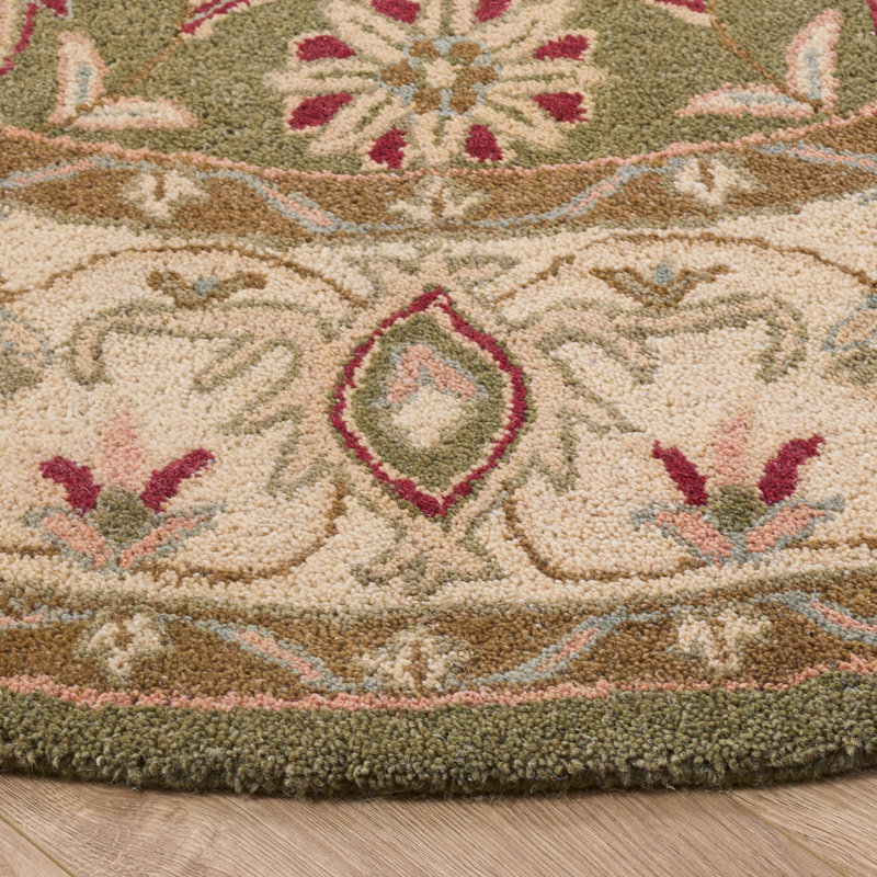 Dunbar Hand Tufted Wool Oriental Rug, Oval 4'6" x 6'6"