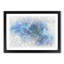 Blue Dahlia Flower - Picture Frame Graphic Art Print-56734907-56734908