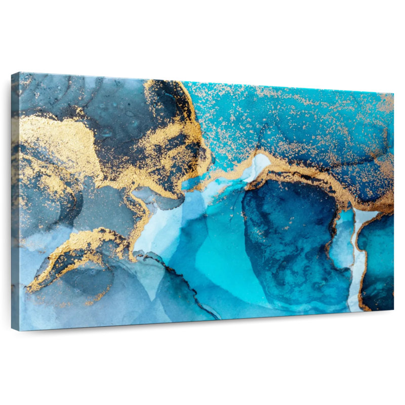 Avery Gold And Blue Marble