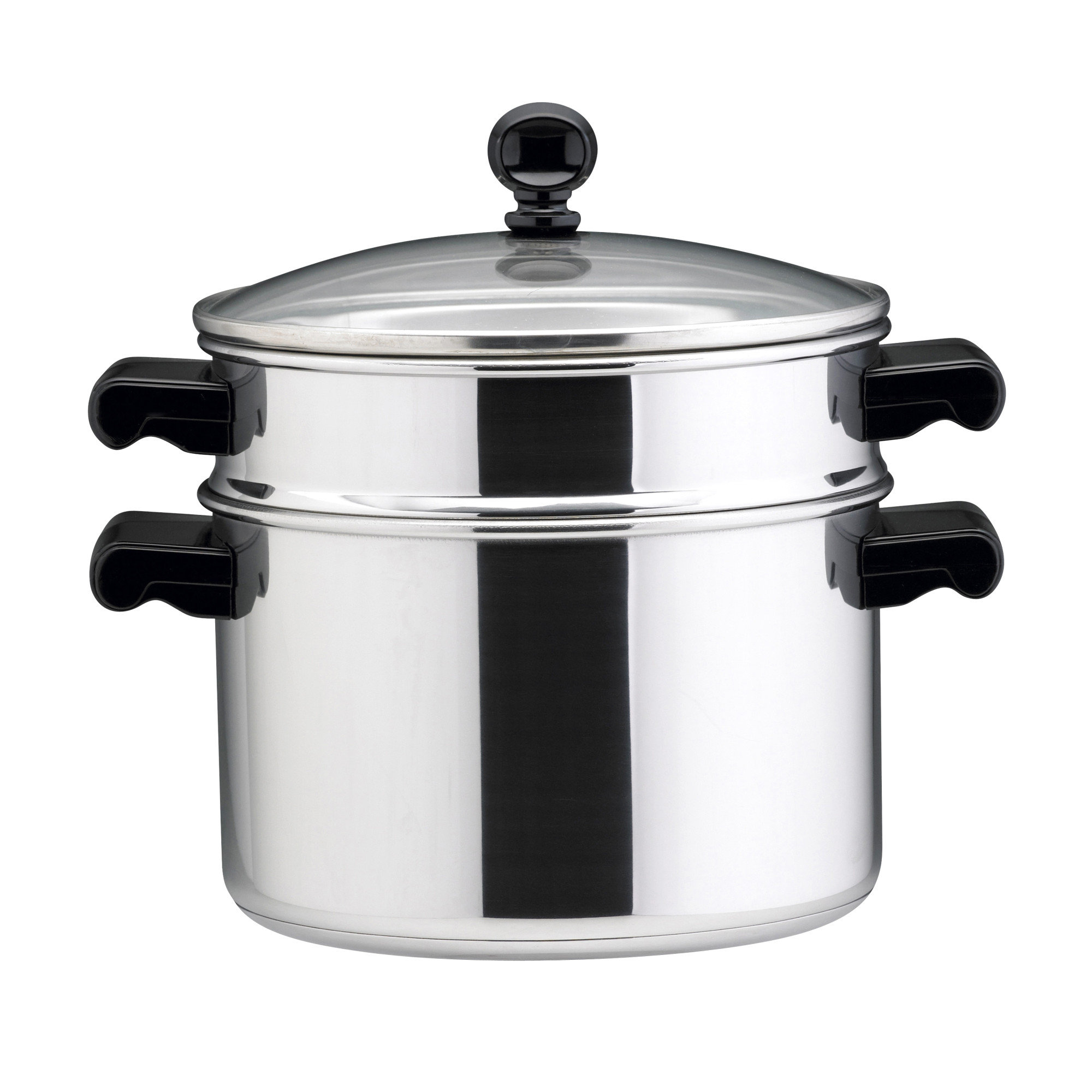 Farberware Classic Series Stainless Steel Stack and Steam Sauce Pot and  Steamer Insert, 3 Quart & Reviews
