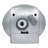 QHK059ALH Basic Alarm Clock, Silver-Tone