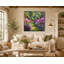 Impression sur toile impressionnant, "Jardin de fleurs", impression sur toile-509193623