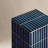 Claverton Modern Grid-Tiled Navy Blue Accent Table-1381761703