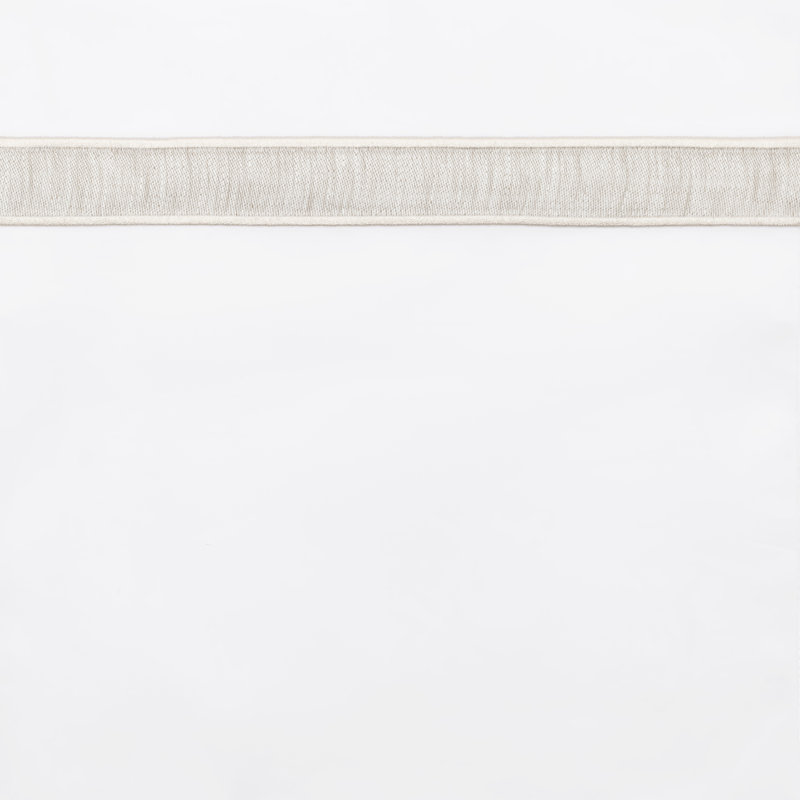 Alina Sheet Set, King Sheet Set, White/Dune