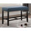 Biony Fabric Counter Height Dining Bench With Nailhead Trim-471275405