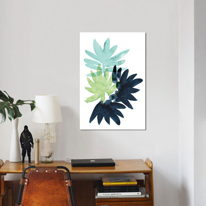 « unattached palm ii », impression sur toile, H 18 po x l 12 po x P 1,5 po, Toile tendue, Pas de tapis