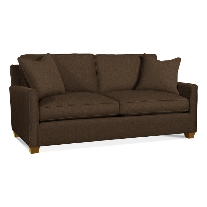 Nicklaus Upholstered 77'' Sofa, Havana, Innerspring Mattress, Elite Chocolate; 0321-72