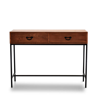 Kai Solid Walnut Console Table, 43" Length