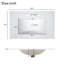 Ensemble de meuble-lavabo simple 29,9 po avec plateau en céramique Anjanette
