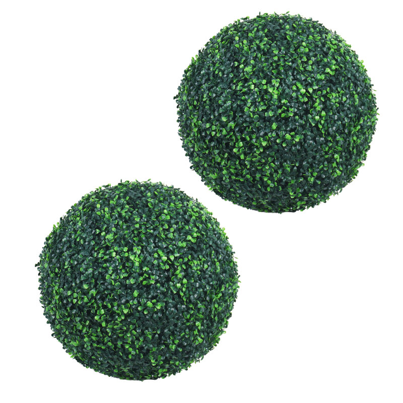 20 pouces 2 boules artificielles Topiaire