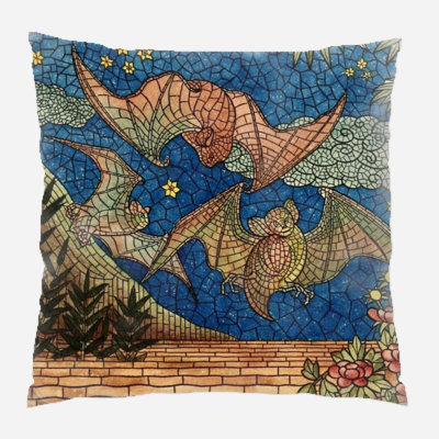 Coussin décoratif Bats