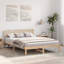 Vidaxl Bed Frame With Headboard Solid Pine Wood-113970909-113970907