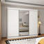 3 Door Manufactured Wood Wardrobe