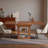 59''-71'' Expandable Dining Table, Rectangular Kitchen Dining Table With Two Open Shelves, Accommodating 4-8 People-1366269669