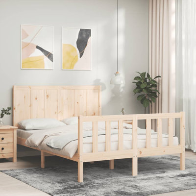 Solid Wood Bed