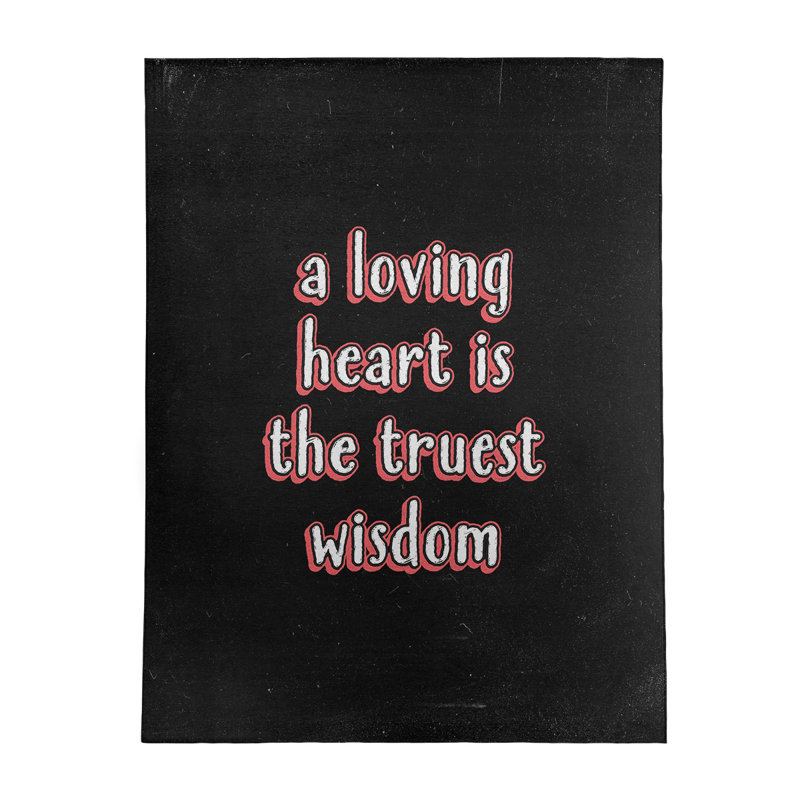 Quotes Chenille Indoor Rug, Rectangle 5' x 7'