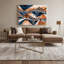 «Hawaiian Kapa», art mural sur toile grise-678568375