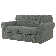 Elastic Textured Grid Separate Box Cushion Loveseat Slipcover