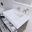 Ensemble de meuble-lavabo mural simple 30 po Babajide-938316742