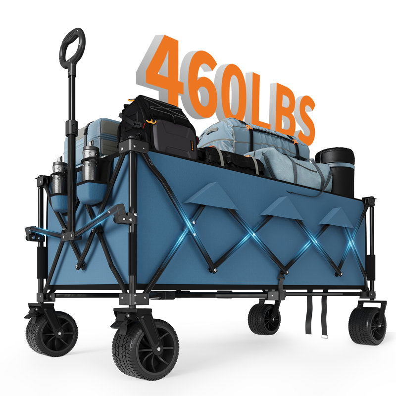 106.7cm H x 73.7cm W Utility Cart, Blue